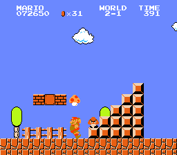 [Picture: Mario in Reverse Mode]